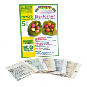 naravne barve za velikonočna jajca, pirhe