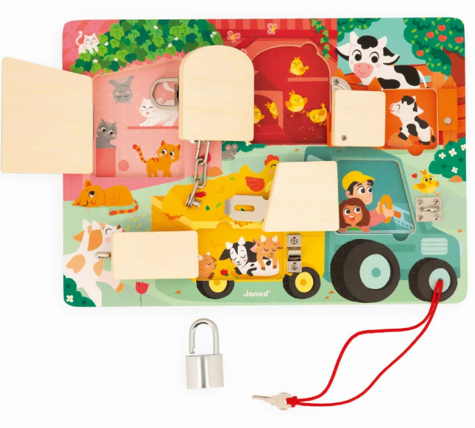 Janod: Tablica s ključavnicami – Kmečki svet - slika 3