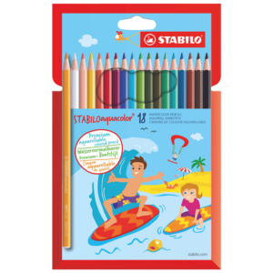 STABILO: Aquacolor- akvarelne barvice 18 kos