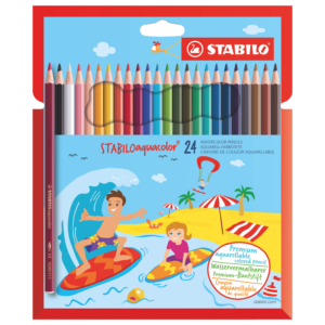 STABILO: Aquacolor- akvarelne barvice 24
