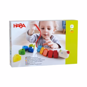 HABA nizanka zmajček s številkami lesena igrača za učenje štetja