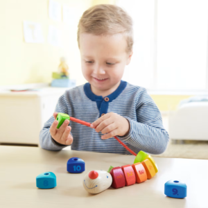 HABA nizanka zmajček s številkami lesena igrača za učenje štetja